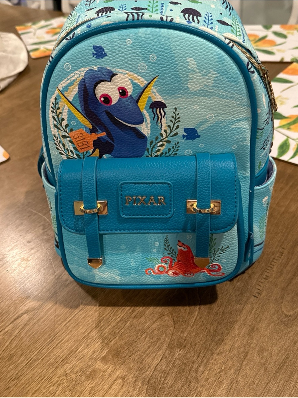 Disney Finding Dory 11" Vegan Leather Fashion Mini Backpack - Wondapop